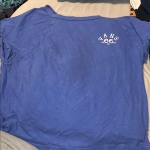 Blue VANS top